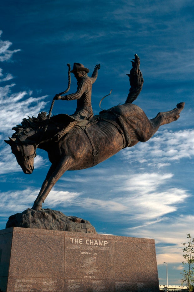 Colorado Springs, Pro Rodeo Hall of Fame, The Champ statue