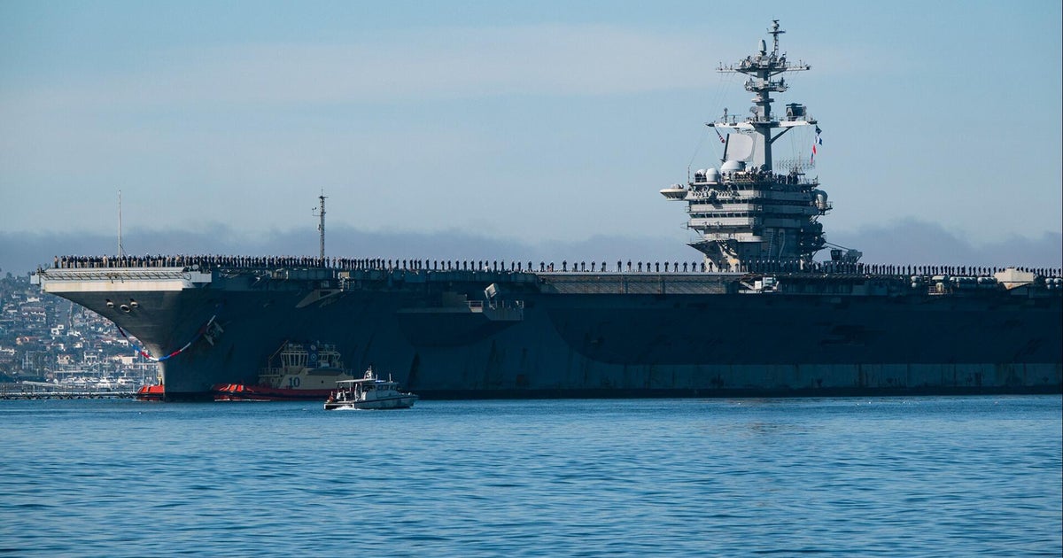 USS Abraham Lincoln arrives in Middle East