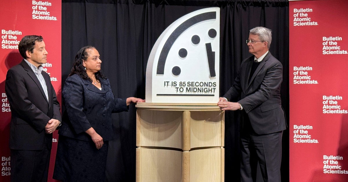 "Doomsday Clock" moves to closest point yet to catastrophe