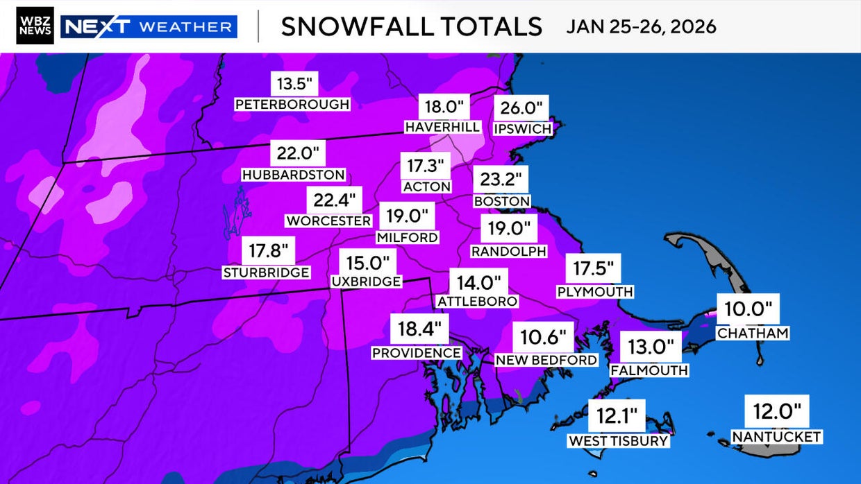 How much snow did Boston get? Maps show Massachusetts snow totals from ...