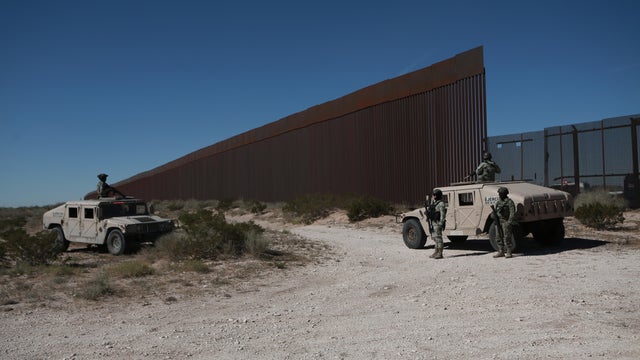 Border Patrol reinforce their security operations near the Jeronimo-Santa Teresa border 