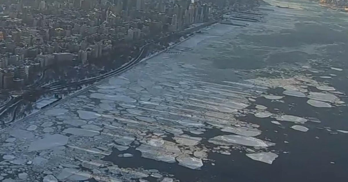 U.S. Coast Guard rescuing ships stuck in frozen New York waterways after winter storm