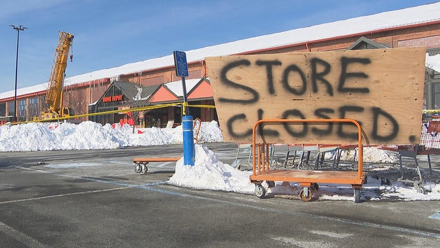 Home Depot Watertown snow 