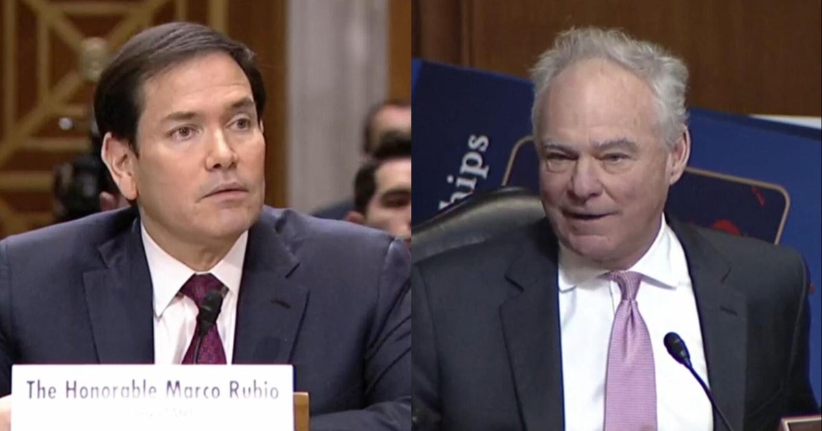 Watch: Kaine questions Rubio on Trump's comments about María Corina Machado