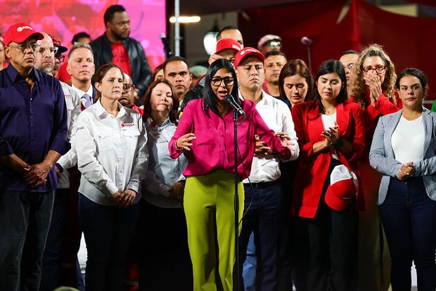 Acting Venezuelan President Delcy Rodriguez