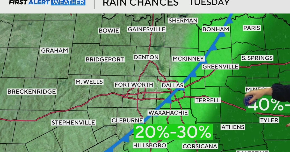 Rain chances return to North Texas after extreme cold conditions - CBS ...