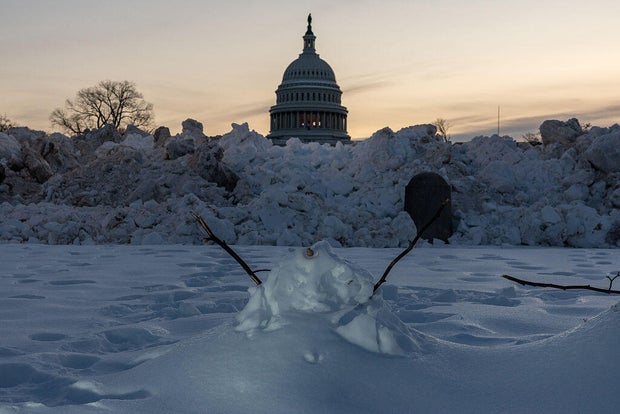 One Week Later, Washington DC Still Recovering From Snowstorm 