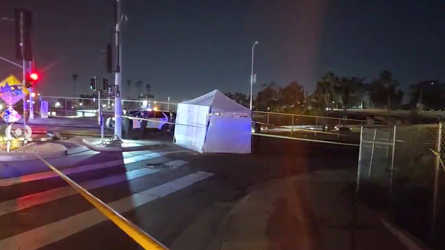 Police lights crime scene 