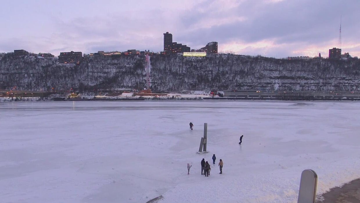 Pittsburgh officials urge people to stay off frozen rivers - CBS Pittsburgh