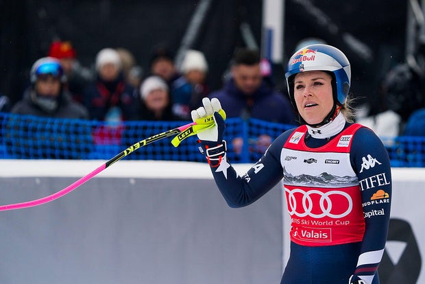 Skier Lindsey Vonn of Team USA 