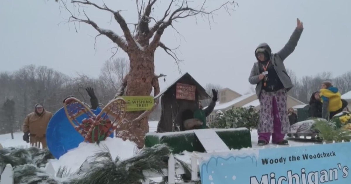 Michigan's Woody the Woodchuck predicts 6 more weeks of winter