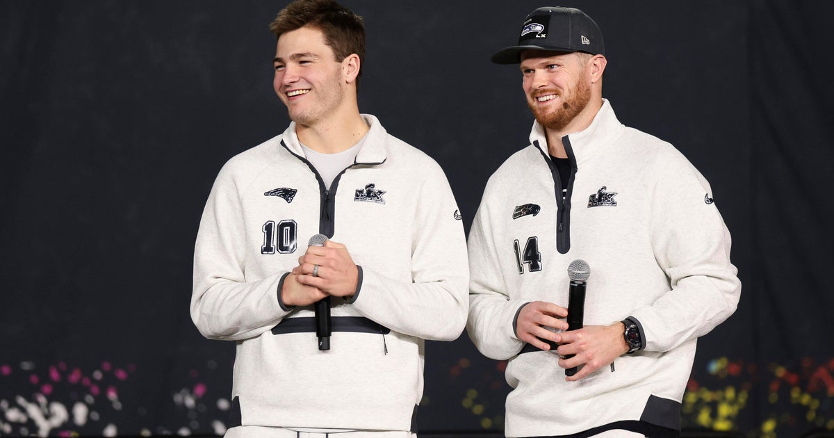 Patriots and Seahawks start Super Bowl week with calmer Opening Night