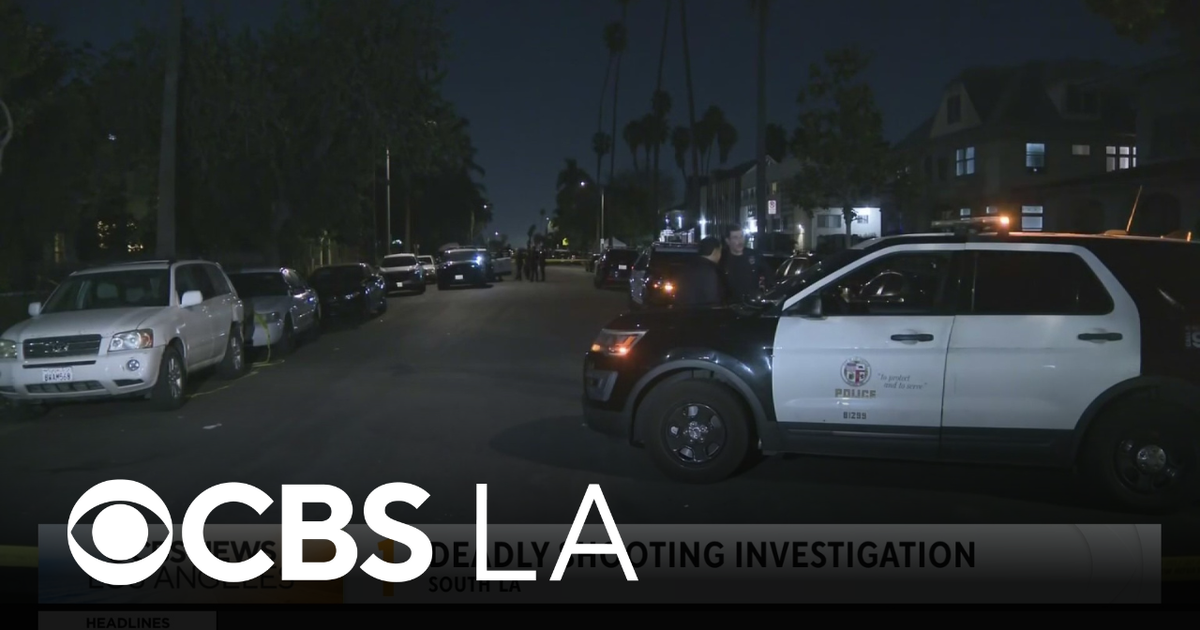 1 dead, 1 wounded after shooting in South Los Angeles - CBS Los Angeles