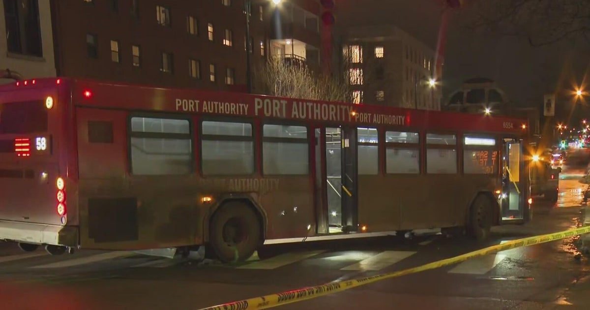 Woman critically injured after being hit by bus in Pittsburgh - CBS ...
