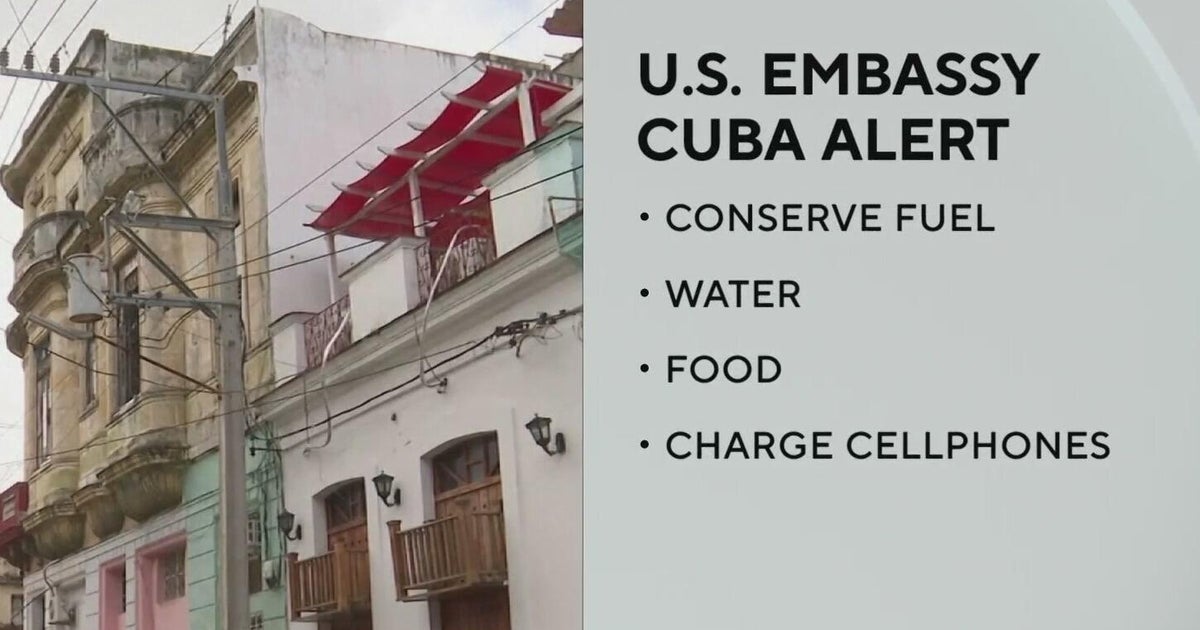 U.S. Embassy issues urgent alert for Americans in Cuba amid worsening power and fuel crisis
