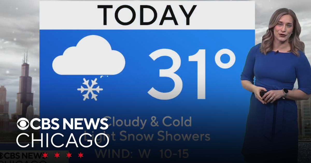 Periods of light snow on Thursday - CBS Chicago