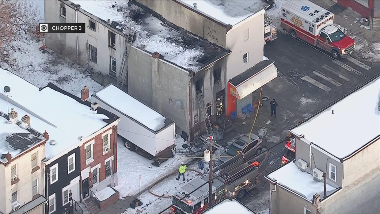 1 dead after fire tears through home in North Philadelphia - CBS ...