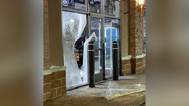 Generic police lights and crime scene tape 