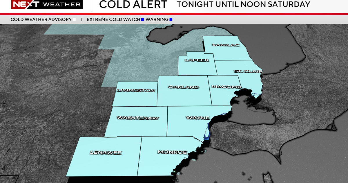 Cold weather advisory issued for Southeast Michigan through Saturday ...