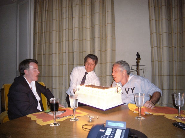 Peter Mandelson sits with late financier and convicted sex offender Jeffrey Epstein in image released by U.S. Justice Department 