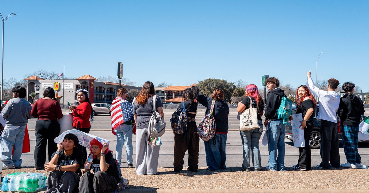 Broward County high school students protest against ICE