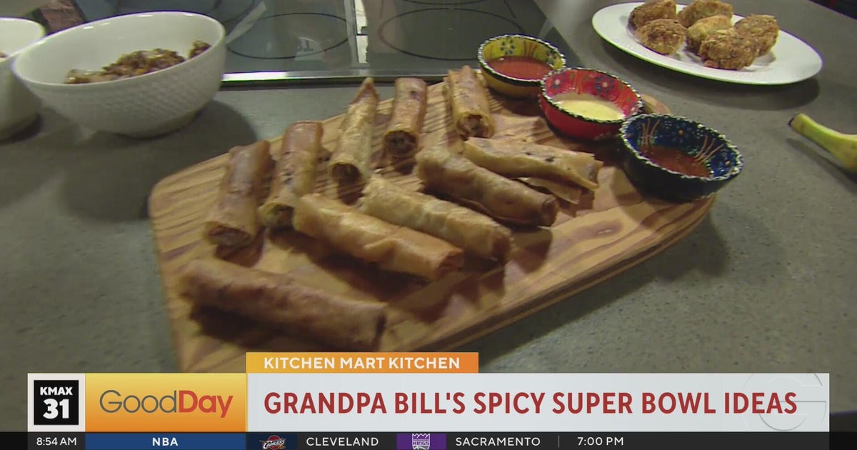 Grandpa Bill's spicy big game party ideas - appetizers and more! 8am