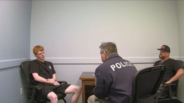 Connor Hilton questioned by detectives 