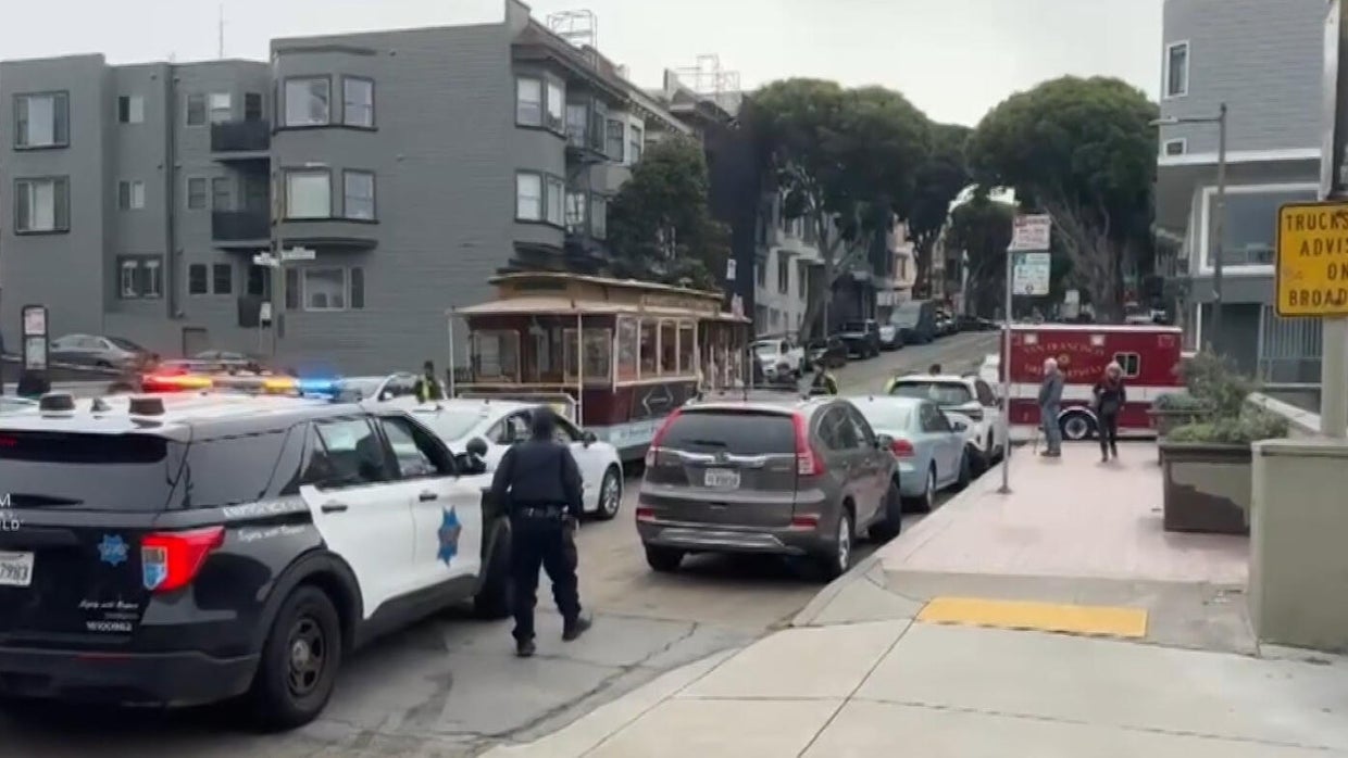 Cable car accident in San Francisco injures passengers - CBS San Francisco