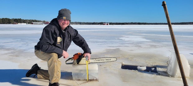 Ice still covers Delaware River, Bay and even New Jersey's cranberry bogs as temperatures get above freezing