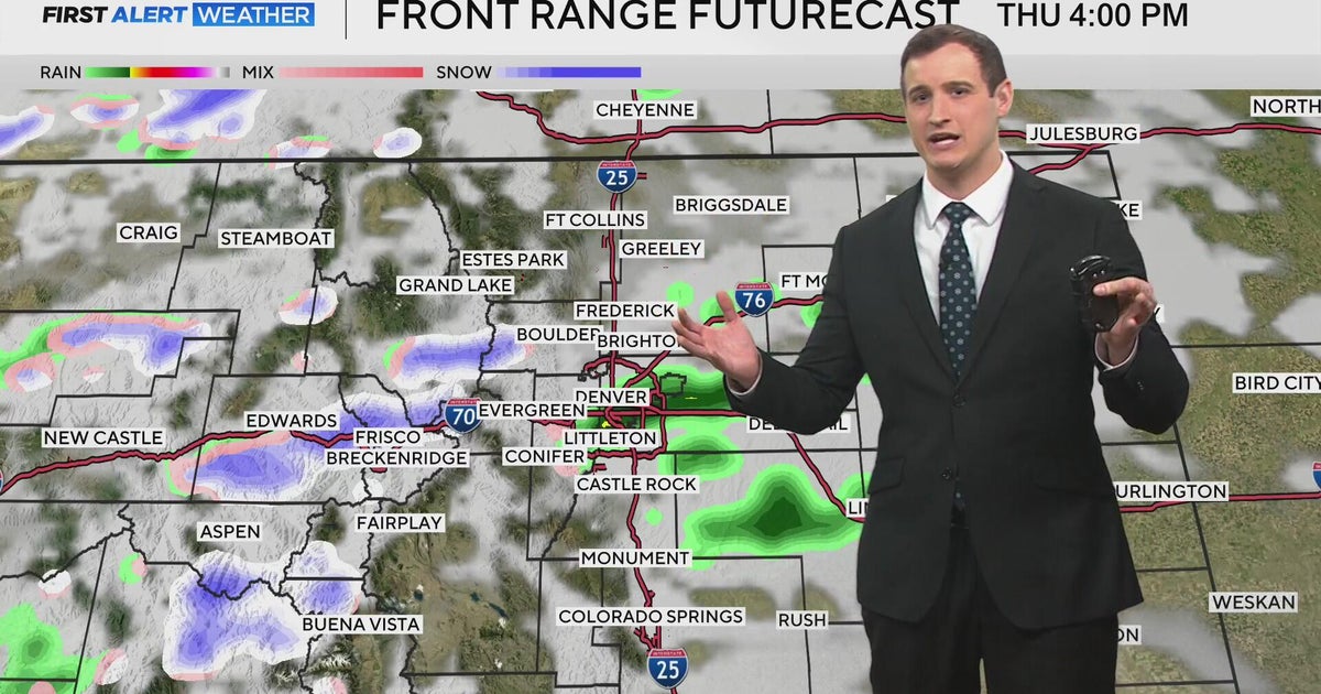Big snow in Colorados high country, rain in Denver - CBS Colorado