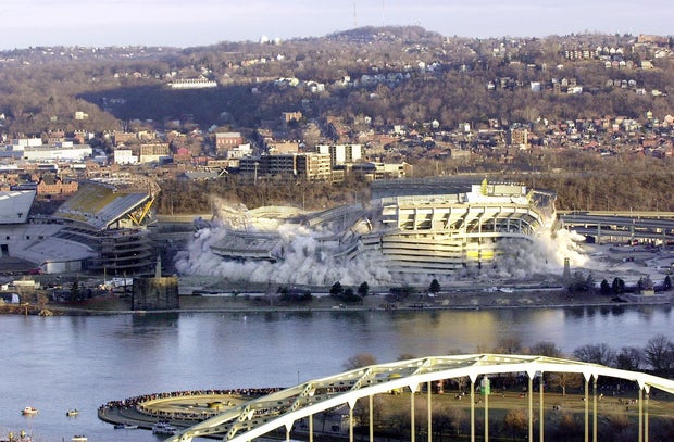 Three Rivers Stadium in Pittsburgh, Pennsylvania i 