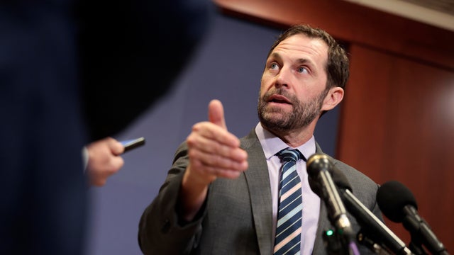 Rep. Jason Crow speaks to the media on Capitol Hill on Dec. 16, 2025 in Washington, DC. 
