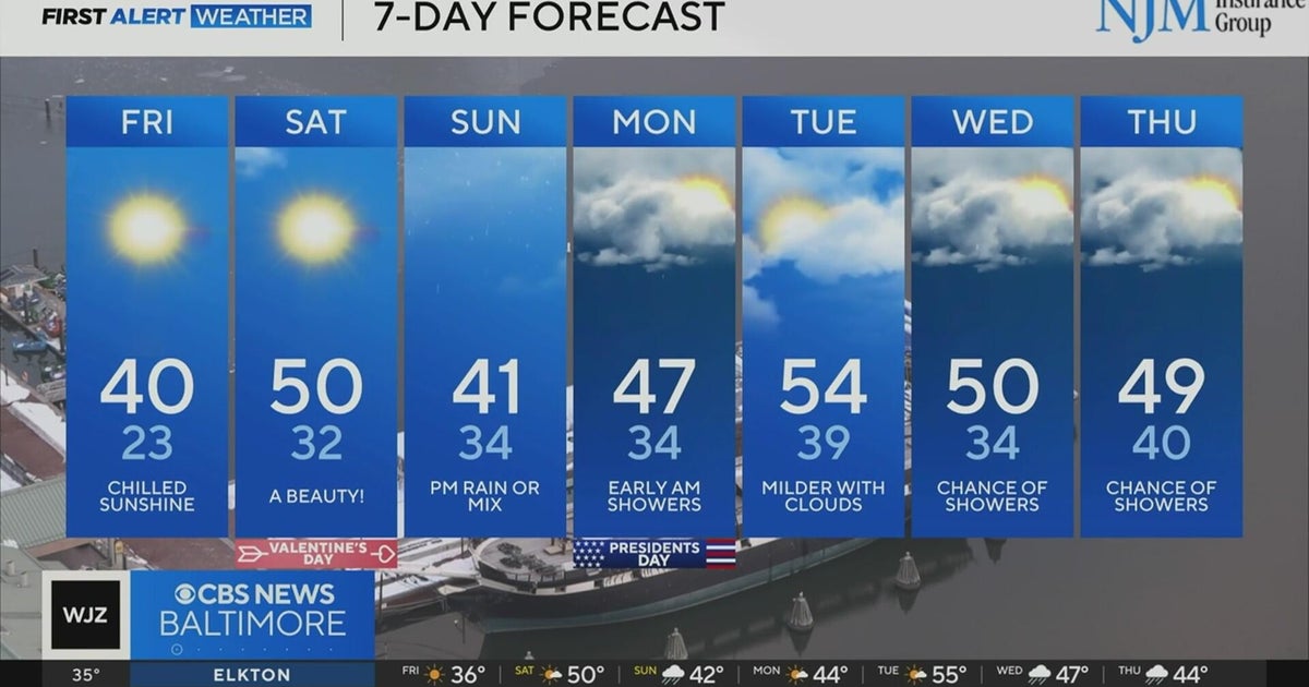 Temps near 50 Saturday in Maryland, wintry mix ends weekend - CBS Baltimore