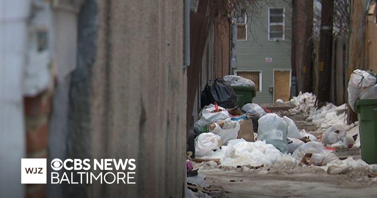 Baltimore residents frustrated with lack of trash pickup weeks after snowstorm