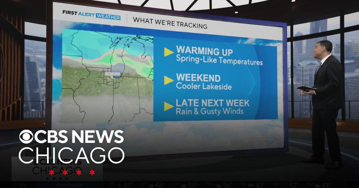 Chicago weather: spring-like temperatures this weekend - CBS Chicago