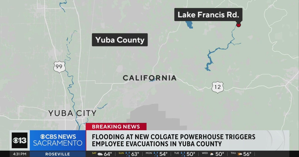 Employees at Yuba County hydropower facility evacuated due to flooding