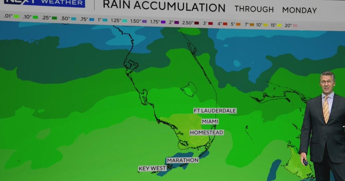 Rain may be coming early next week to South Florida as drought conditions worsen