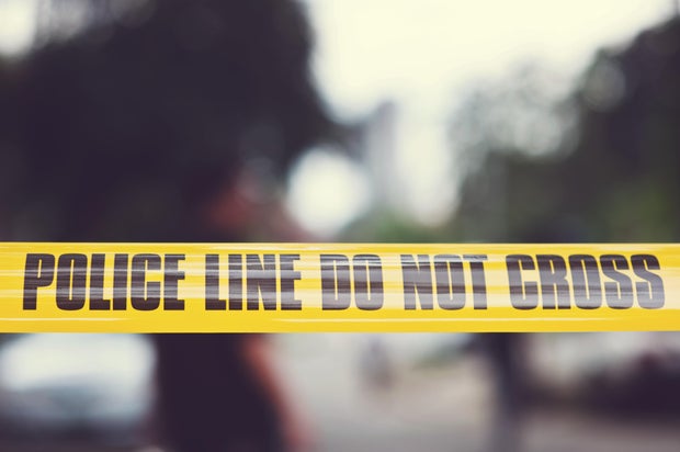 Yellow police tape 