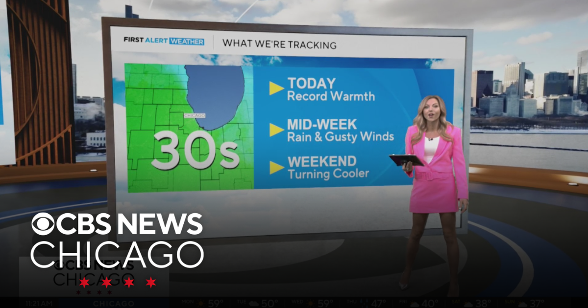 Record warmth in Chicago this week - CBS Chicago