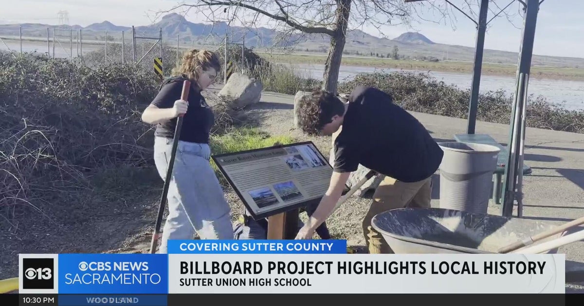 Billboard project at Sutter Union High School highlights local history