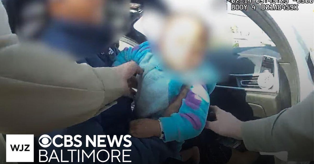 Maryland State Police trooper saves choking baby during traffic stop