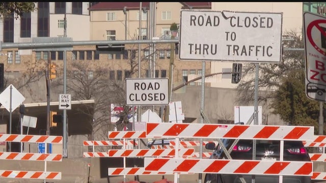 I-30 Akard Street bridge removal 