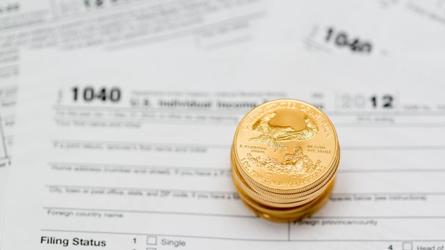 USA tax form 1040 for year 2012 