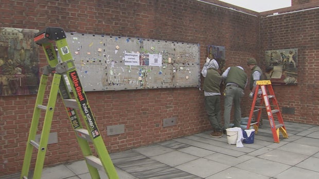 Slavery displays reinstalled at the President's House in Philadelphia 
