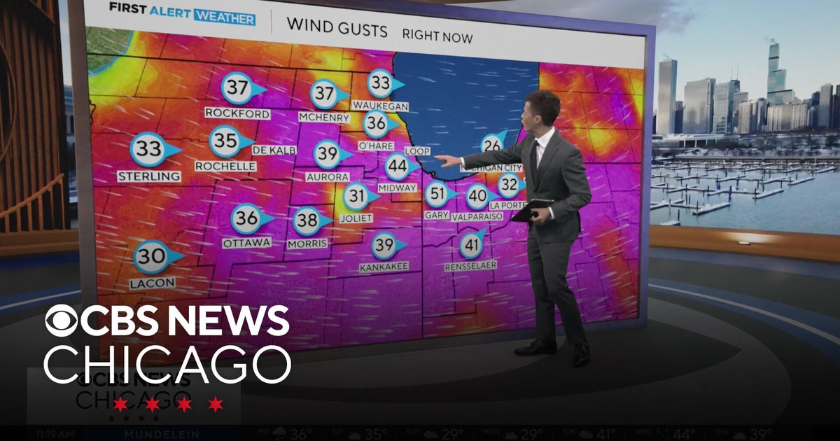 Chicago weather: Windy Friday, flurries possible