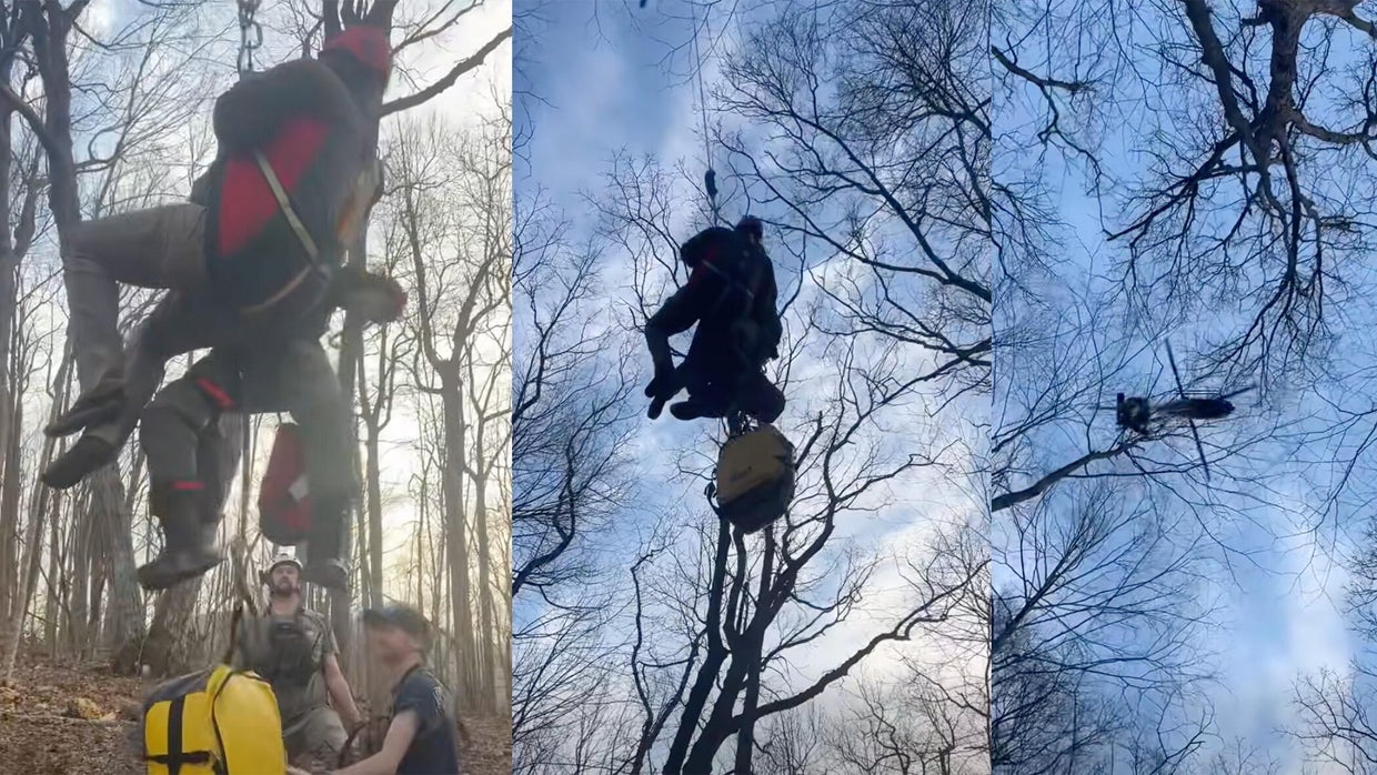 Georgia emergency crews rescue sick hiker trapped on remote part of ...