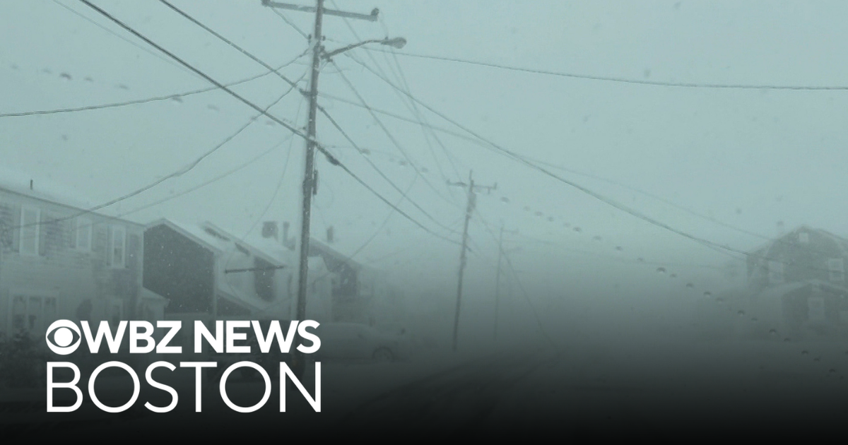 Thousands without power after blizzard hits Massachusetts - CBS Boston