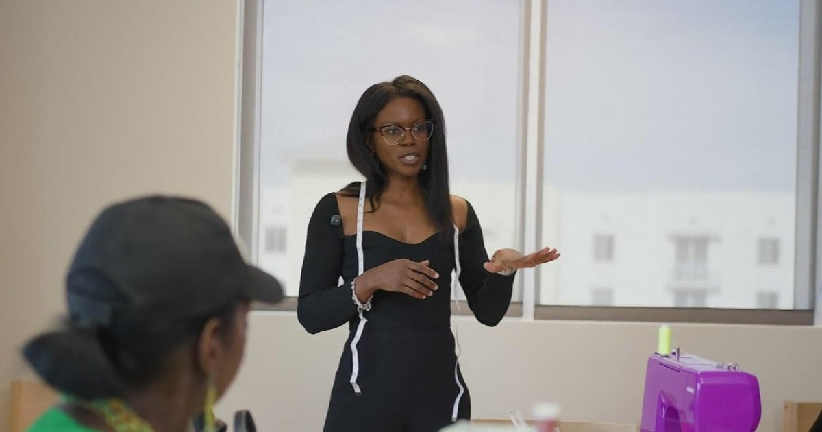 Miami fashion designer giving back to future designers after making it big