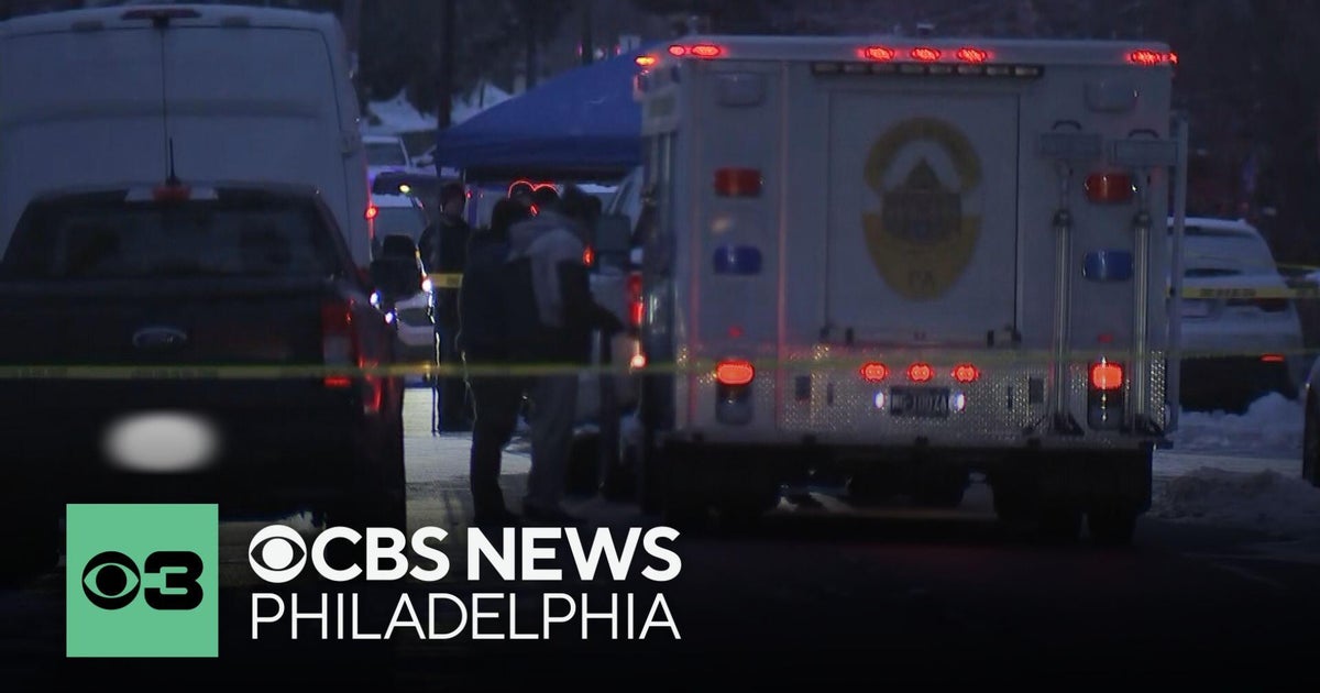 Road blocked as police investigate incident in Lower Merion Township, Pennsylvania