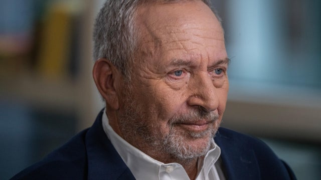 Larry Summers sits during an interview in New York, Sept. 17, 2025. 